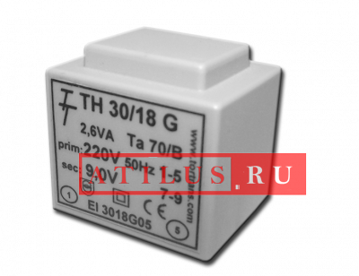 Малогабаритный трансформатор для печатных плат ТН 30/18 G фото 1