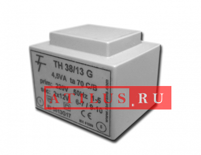 Малогабаритный трансформатор для печатных плат ТН 38/13 G фото 1