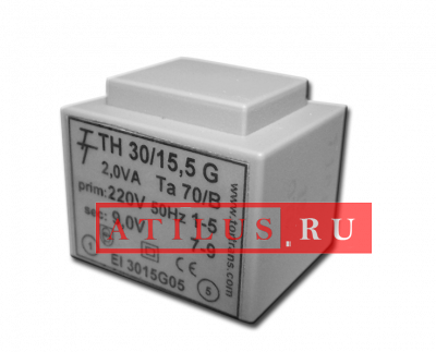Малогабаритный трансформатор для печатных плат ТН 30/15 G фото 1
